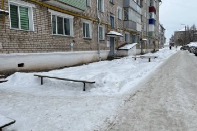 Дом, окна, улица, зима, снег Артем Дубенчук