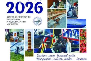 Настольный календарь на 2026 год Елизовская территориальная избирательная комиссия