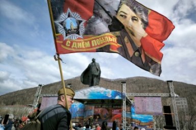 Бессмертный полк в столице Камчатки Елена Поддубная, ИА KamchatkaMedia