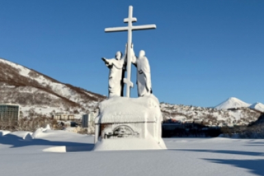Петропавловск-Камчатский в снежном плену Ольга Семёнова, ИА KamchatkaMedia