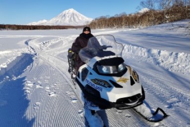 Новый снегоход УМВД РФ по Камчатскому краю
