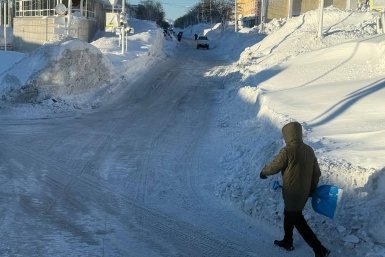 Петропавловск-Камчатский после сильного снегопада. Январь 2026 года Ольга Семенова ИА KamchatkaMedia