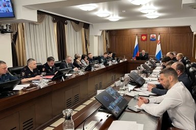 Заседание комиссии по ЧС Правительство Камчатского края