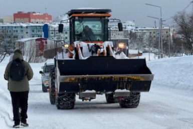 Снегоуборочная техника устраняет последствия киклона ИА KamchatkaMedia