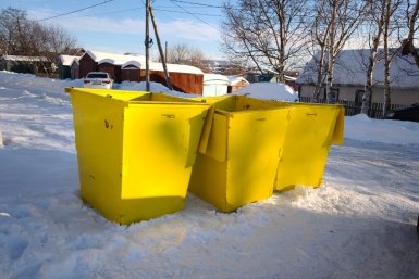 Временные мусорные контейнеры ИА KamchatkaMedia