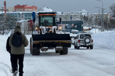 Петропавловск-Камчатский после снегопада ИА KamchatkaMedia