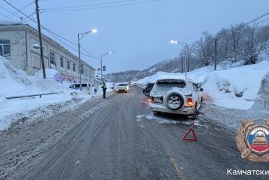 Фото с места событий УГИБДД УМВД России по Камчатскому краю