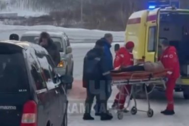 Кадры с места ДТП ТГ-канал ЧП-Камчатка (18+)
