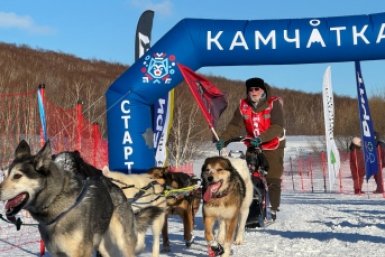 На финише гонки ТГ-канал Берингия