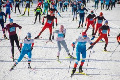 Массовый старт на дистанцию 5 километров Ирина Васильева, ИА KamchatkaMedia