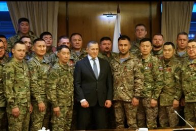 Встреча Юрия Трутнева с бойцами Правительство Камчатского края