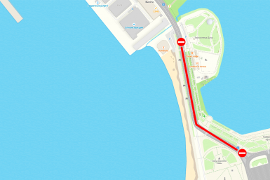 Схема перекрытия дороги 23 февраля ИА KamchatkaMedia