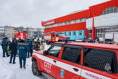 Учения в ФОК &quotРадужный&quot Пресс-служба ГУ МЧС России по КК 