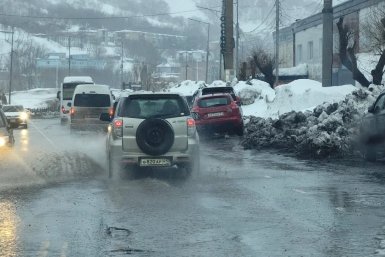 Затопление на Озерновской косе в Петропавловске-Камчатском Ирина Васильева, ИА KamchatkaMedia