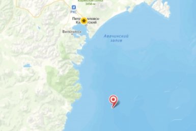 Карта сейсмособытия ФИЦ ЕГС РАН