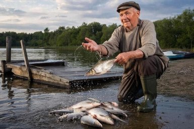 Клюёт даже у новичков: где искать рыбу в апреле, чтобы уйти с полным садком Создано при помощи ИИ