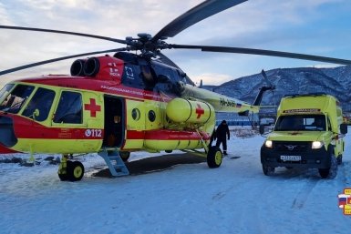 Вертолёт медицины катастроф на Камчатке эвакуировал ребёнка с тяжёлой травмой