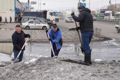 Субботник Администрация ПКГО