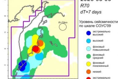 Сейсмическая активность на Камчатке вернулась на средний уровень