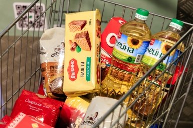 Продукты питания в тележке Евгений  Кулешов, ИА PrimaMedia.ru