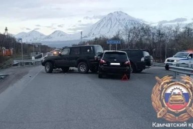 Фото с места событий УГИБДД УМВД России по Камчатскому краю