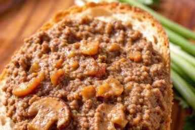 Самая летняя намазка на хлеб: Жарю лук и грибы - получаю нереальную вкуснятину
