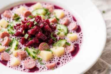 Не окрошка, а вкуснее: Готовлю холодный летний суп со свёклой - язык проглотить можно