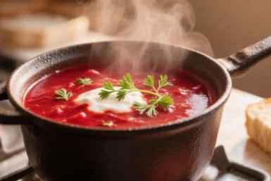 2 ложки "жижки" в зажарку: Мой борщ - самый вкусный, и свёкла не теряет цвет