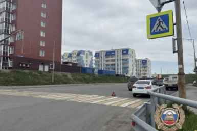 ДТП в столице Камчатки: водитель сбил ребёнка и взрослого на пешеходнике