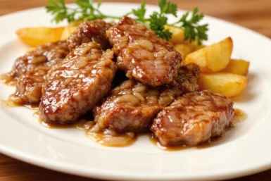 Режу лук и сыплю соду: Даже самое жёсткое мясо станет мягче масла - проверено хозяйками