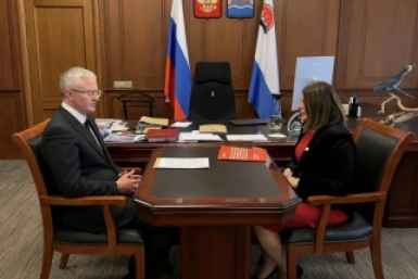 Владимир Солодов и Ольга Ребковец Правительство Камчатского края