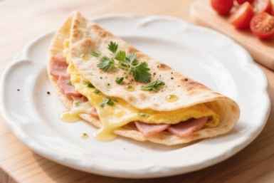Самый вкусный завтрак за 12 минут: Лью яйца на сковороду и кладу лаваш - получаю вкусняшку