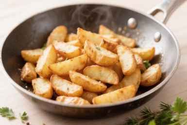 Моя жареная картошка — самая вкусная: Хрустящая корочка и мягкая серединка - 1 хитрость