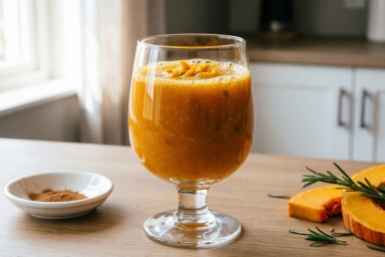 О моем тыквенном соке ходят легенды: готовится проще некуда, а вкус невероятный — насыщенный напиток на зиму
