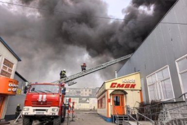 Пожар на рынке 6 км в Петропавловске-Камчатском локализован  