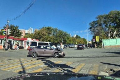 Последствия массового ДТП во Владивостоке ИА PrimaMedia