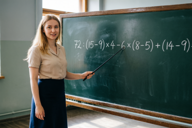 90% взрослых ошибаются — а вы решите пример 72 : (15 − 9) × 4 − 6 × (8 − 5) + (14 − 9) = ?