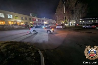 ДТП на проспекте Победы в столице Камчатки: автомобиль сбил пешехода при повороте направо