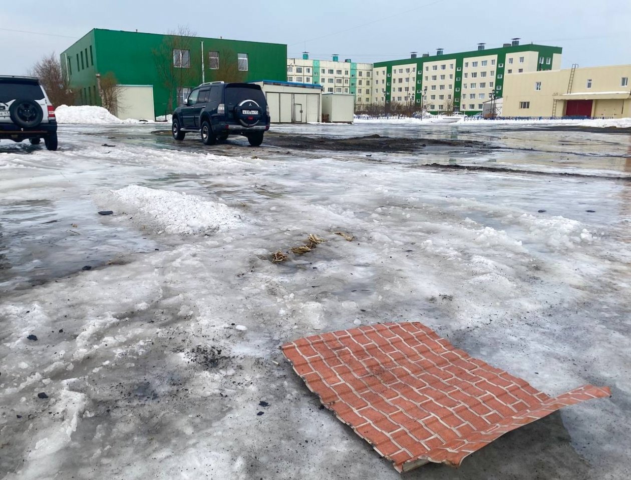 Усть-Камчатск. Последствия циклона. 5 декабря Администрация Усть-Камчатского округа