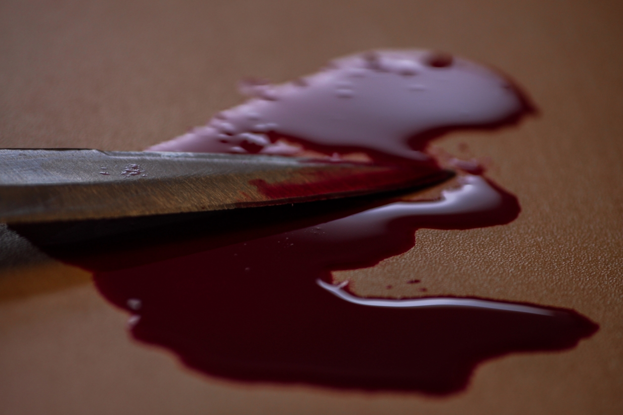 Кровь, нож Юлия Ушакова, ИА IrkutskMedia