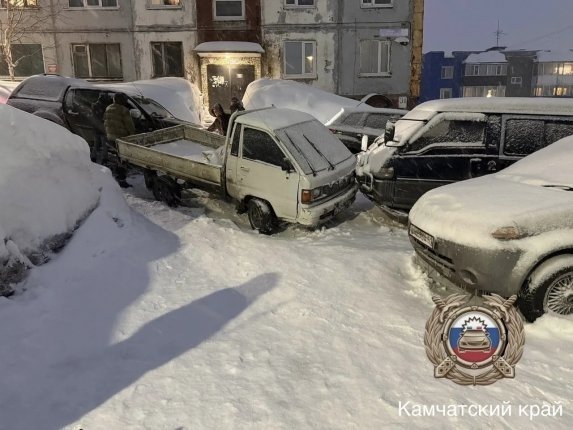 Кадры с места смертельного ДТП на улице Королева Госавтоинспекция по Камчатскому краю