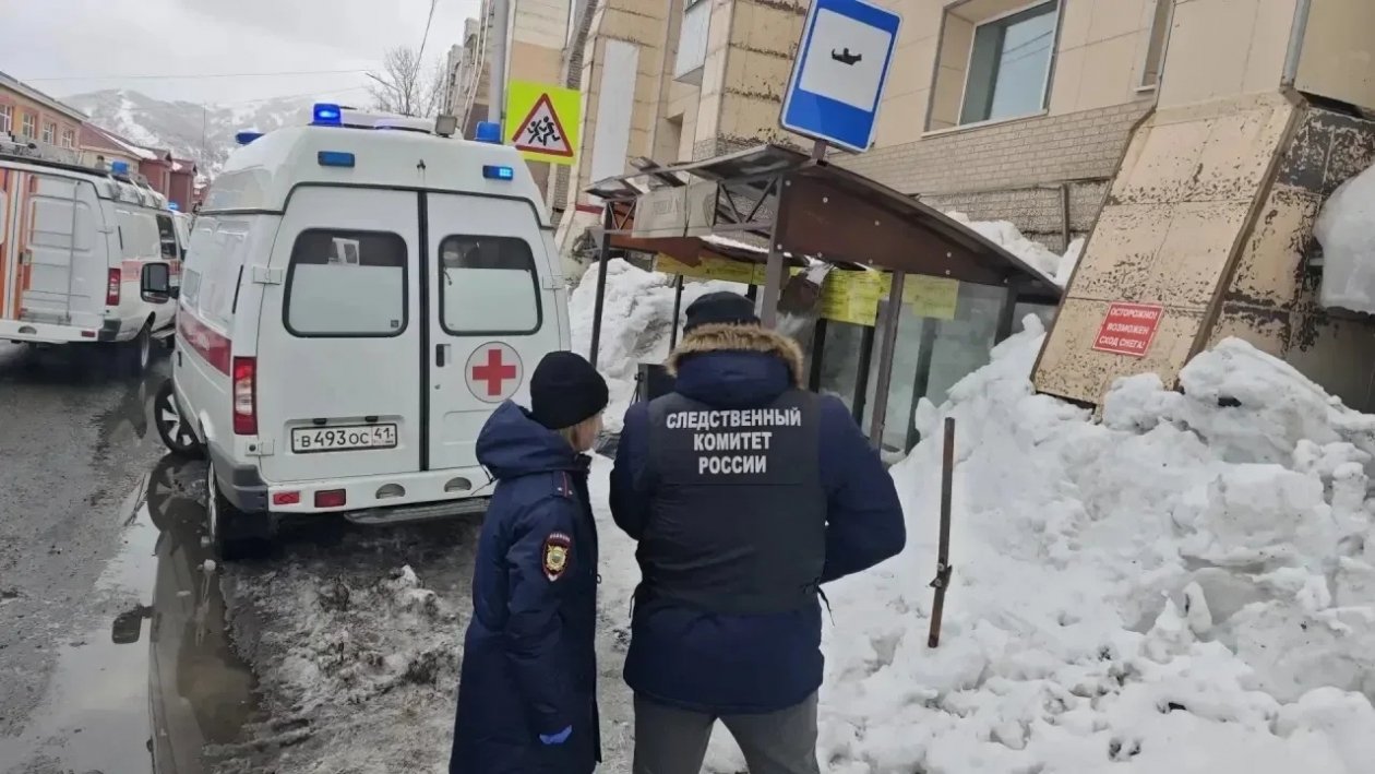 Кадры с места трагедии на Советской СУ СК России по Камчатскому краю