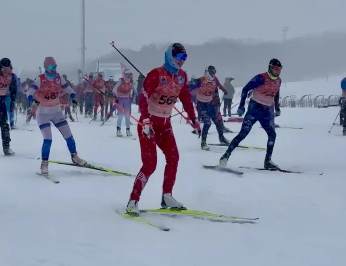 На трассе марафона Организаторы марафона