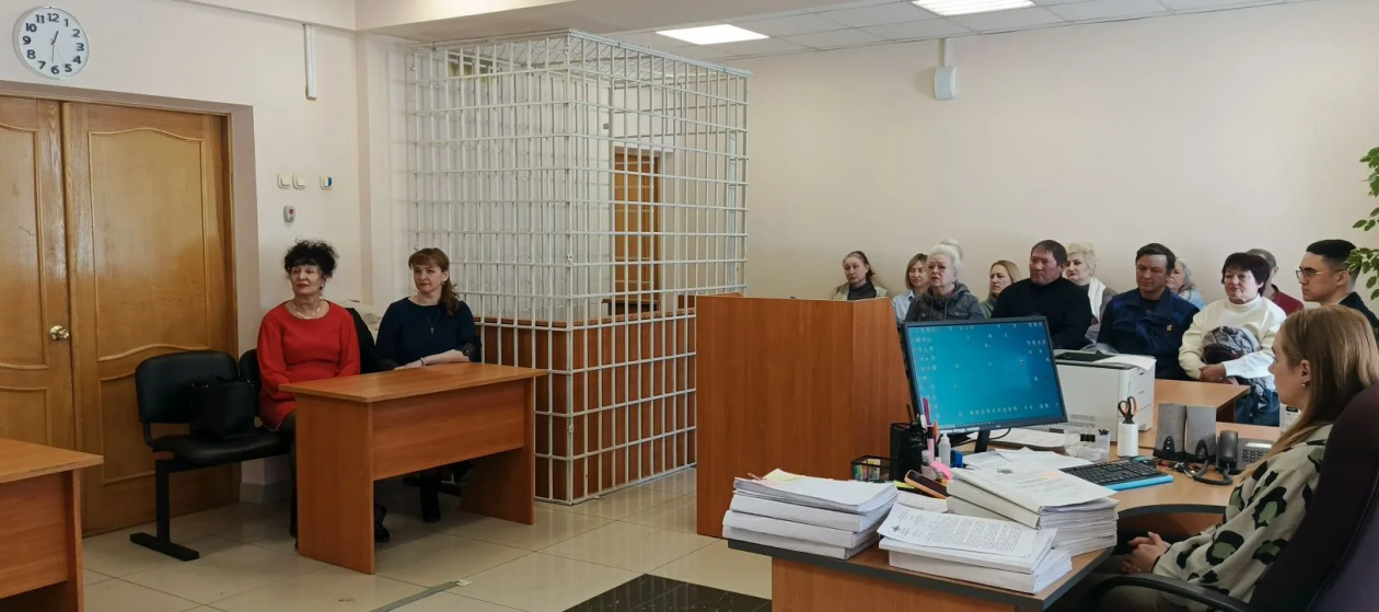 Василя Вершинина в зале суда пресс-служба судов Камчатского края