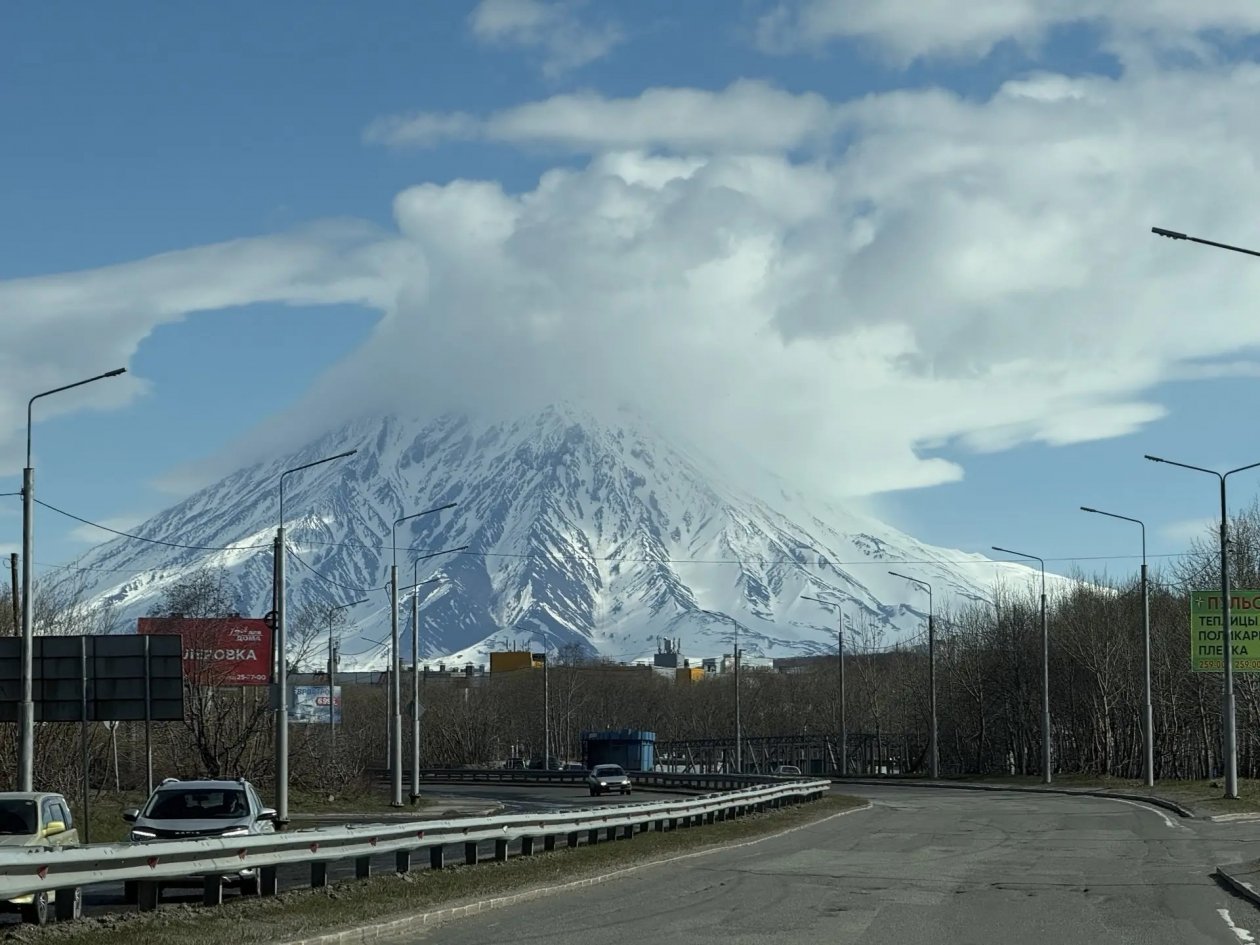 Дорога на выезде из Петропавловска-Камчатского ИА KamchatkaMedia
