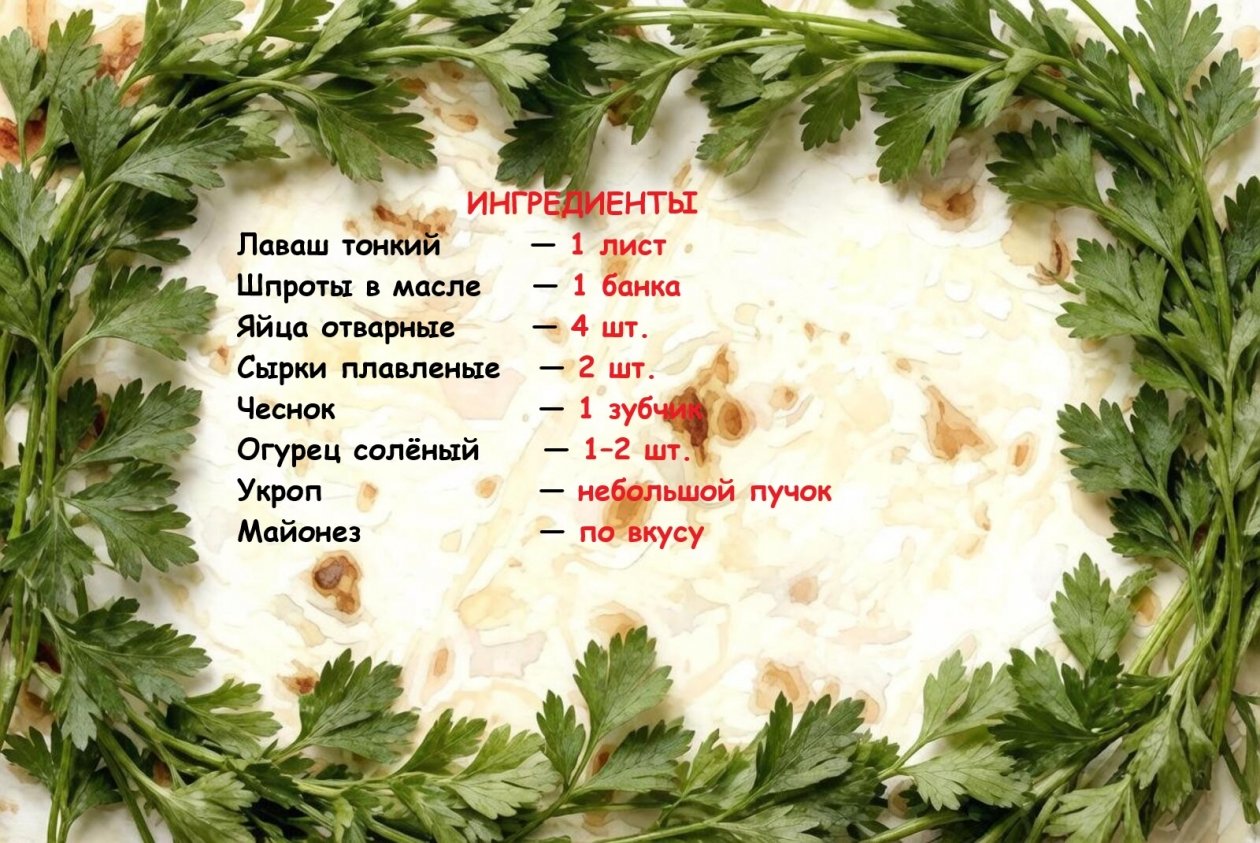 Ингредиенты