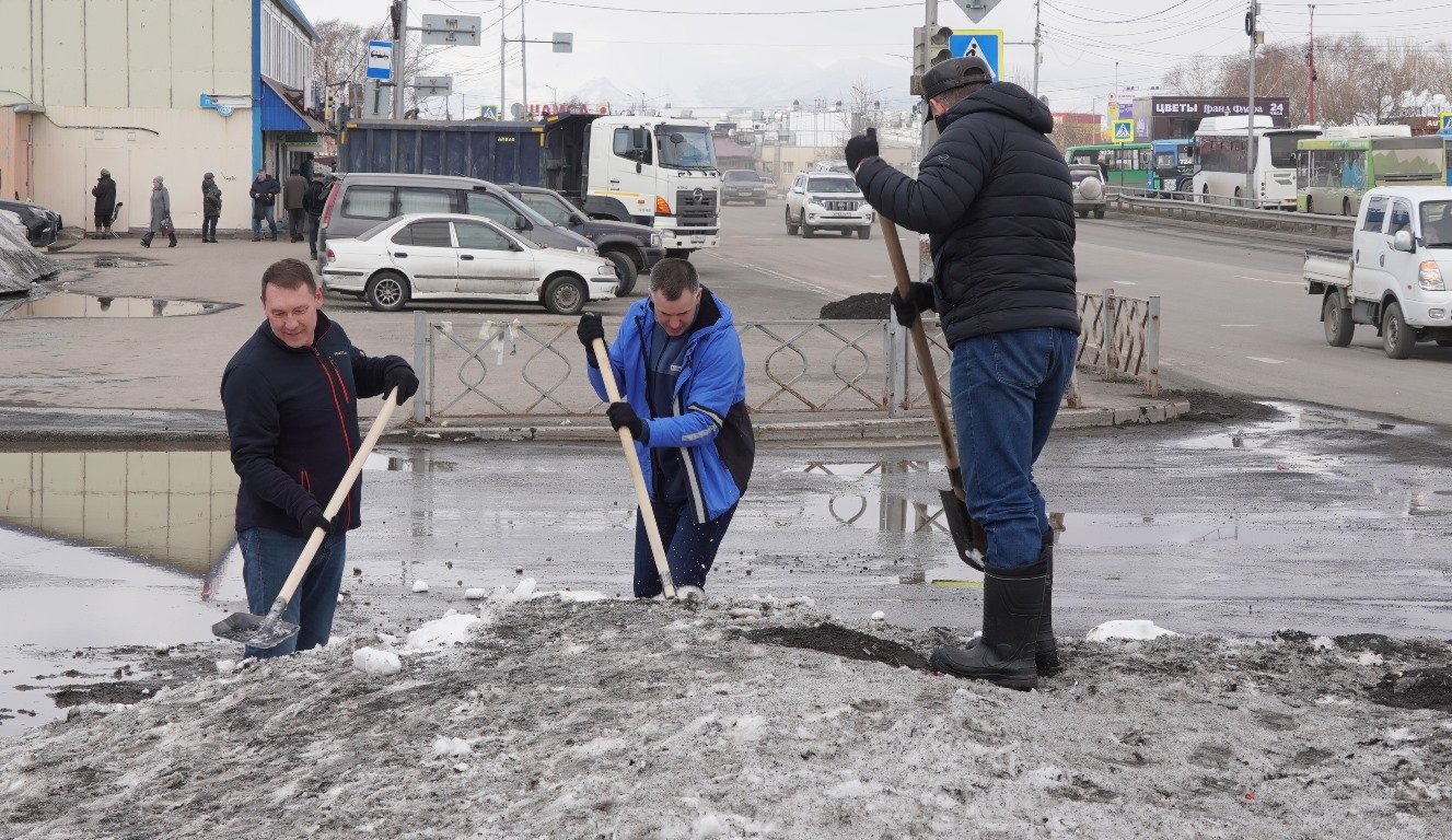 Субботник Администрация ПКГО