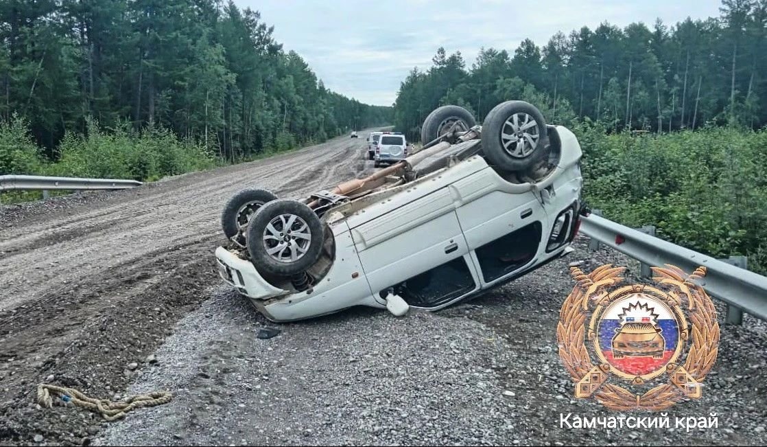 Кадры с места ДТП 22 июля 2026 года Госавтоинспекция по Камчатскому краю