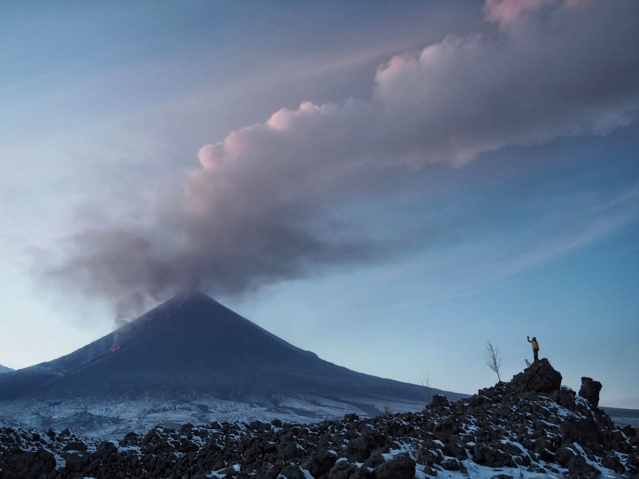 Вулкан Ключевской, архивное фото ИА KamchatkaMedia
