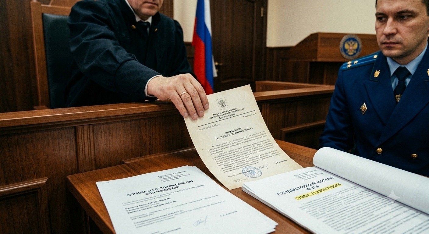 В зале суда Арбитражный суд Камчатского края/ ИИ